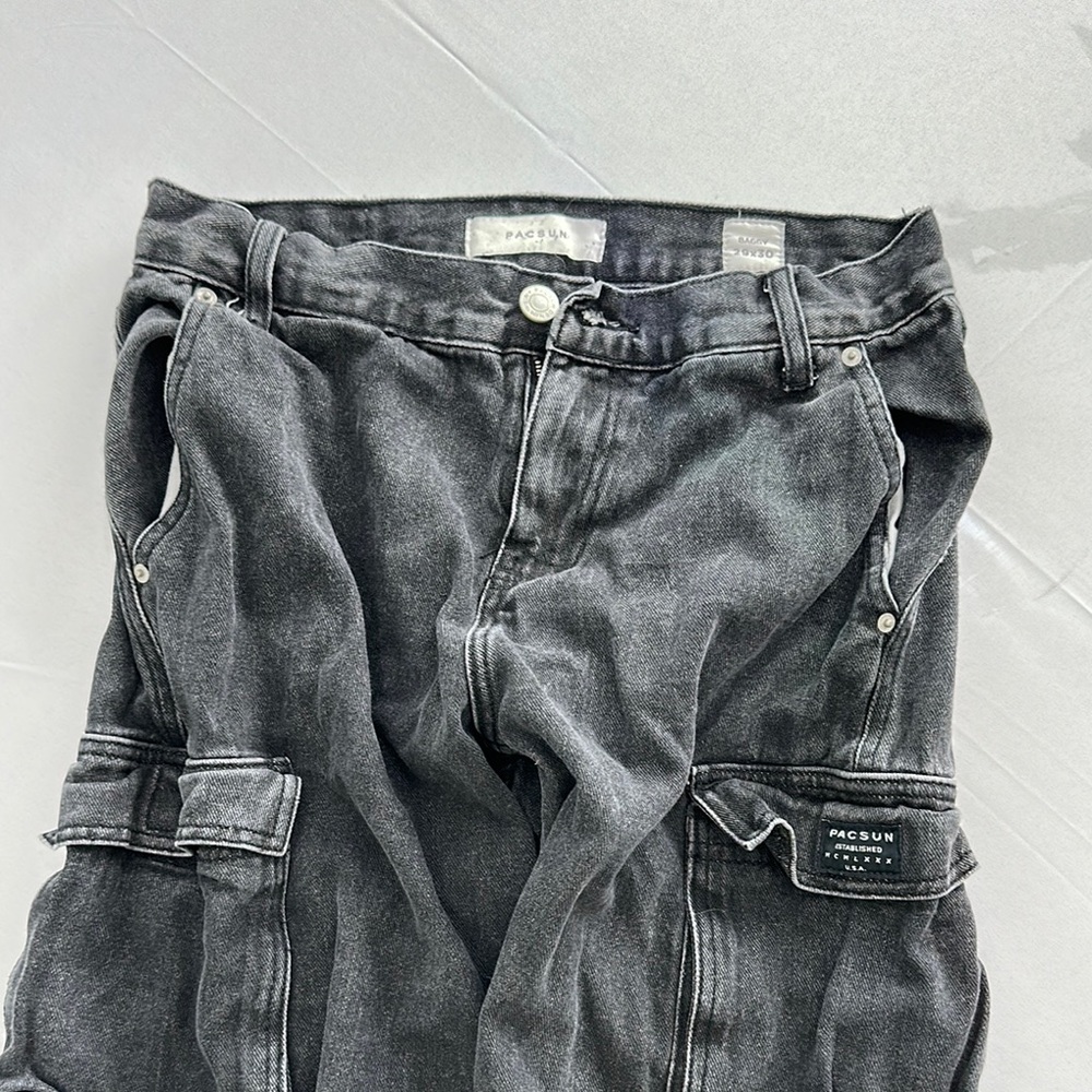 PacSun Black Cargo Jeans